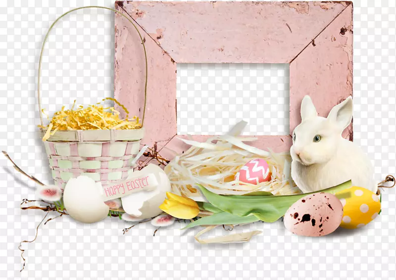 复活节兔子复活节彩蛋兔子-复活节