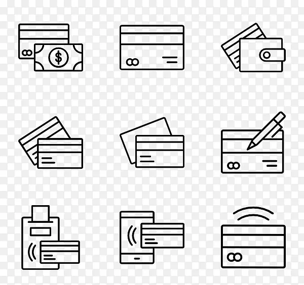 计算机图标用户界面封装PostScript手绘卡片