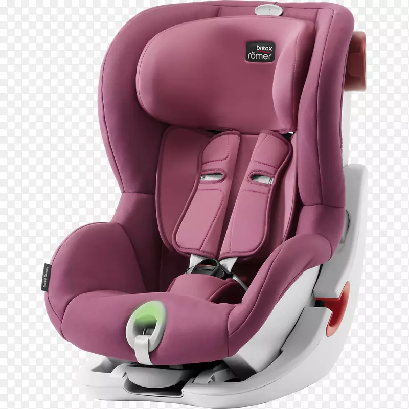 Britax r mer King II ats婴儿和蹒跚学步的汽车座椅Britax r mer Dualfix安全带