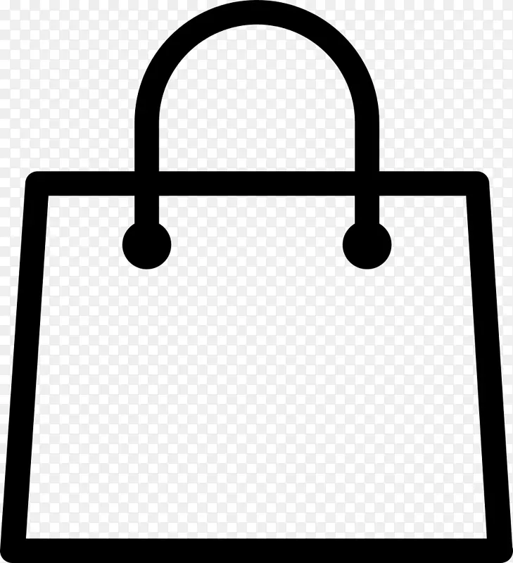 购物袋和手推车电脑图标网上购物袋图标