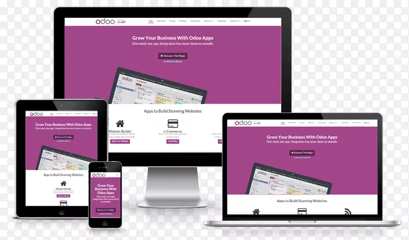 Odoo响应web设计实现业务企业资源规划-业务