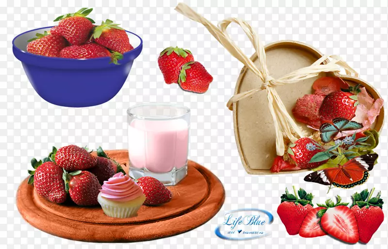 冷冻酸奶草莓食品奶油口味-草莓