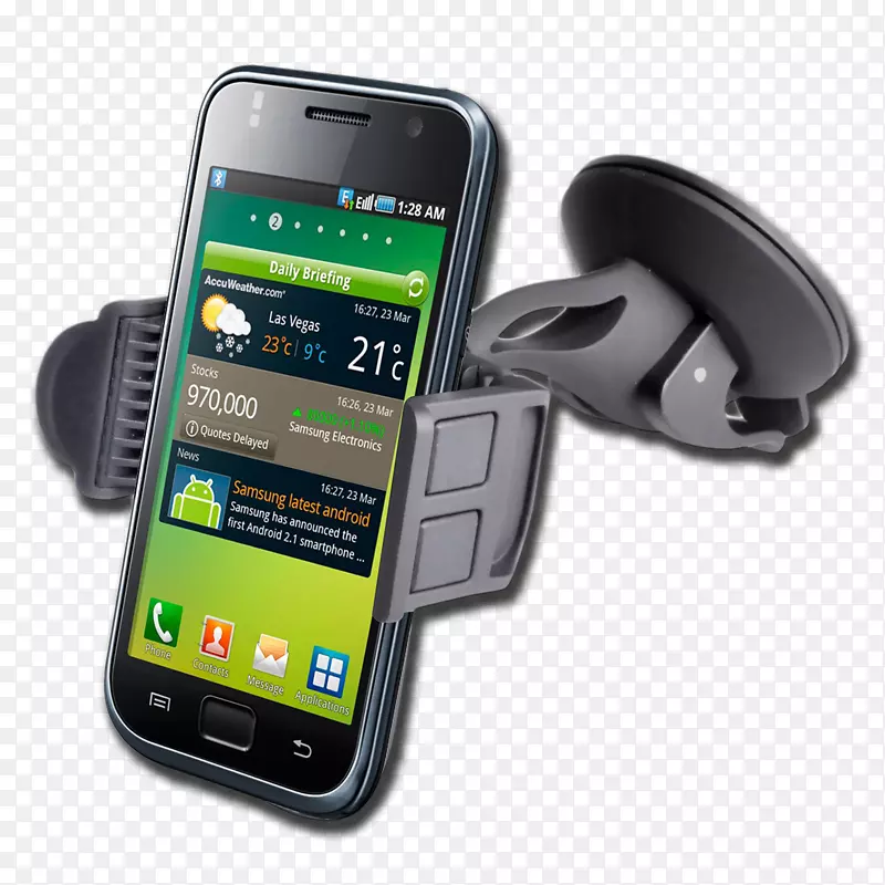 智能手机功能手机三星银河的Zagg InvisibleShield屏幕保护器-智能手机