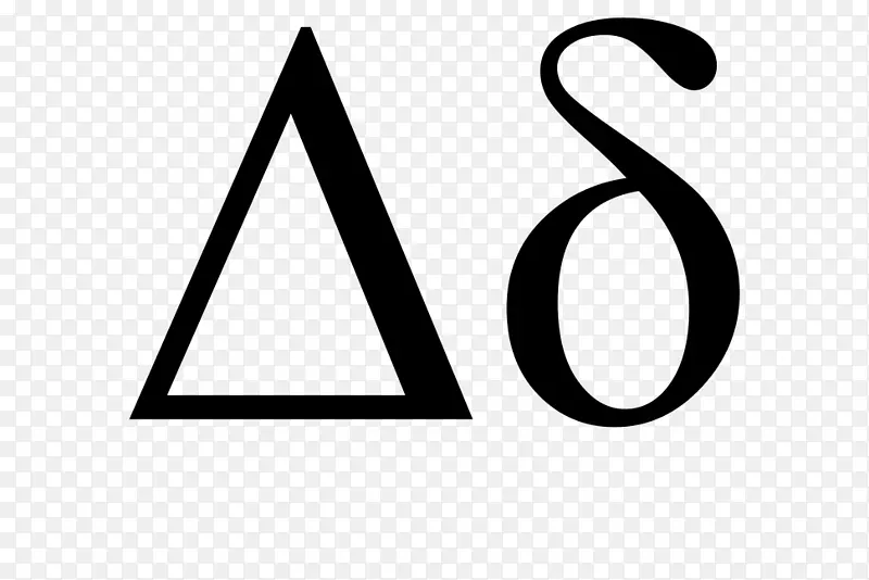 希腊字母三角字母大小写符号