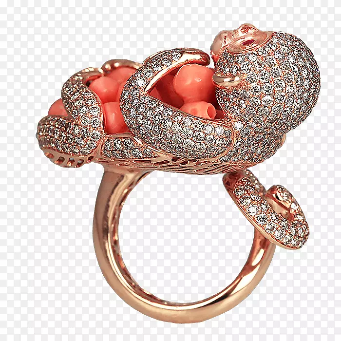 订婚戒指宝石珠宝钻石戒指