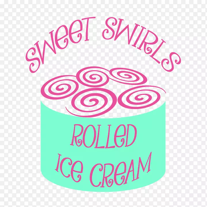 甜卷冰淇淋口味乳制品美食家冰淇淋