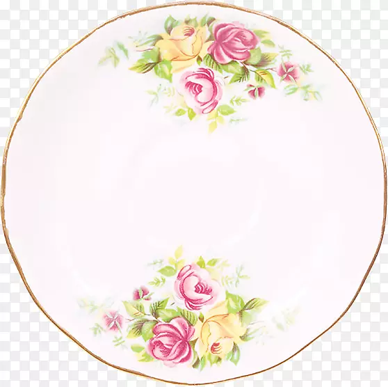 平板玫瑰家庭拼盘花艺设计瓷盘