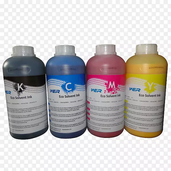 化学反应溶剂油墨液态水紫外光固化油墨