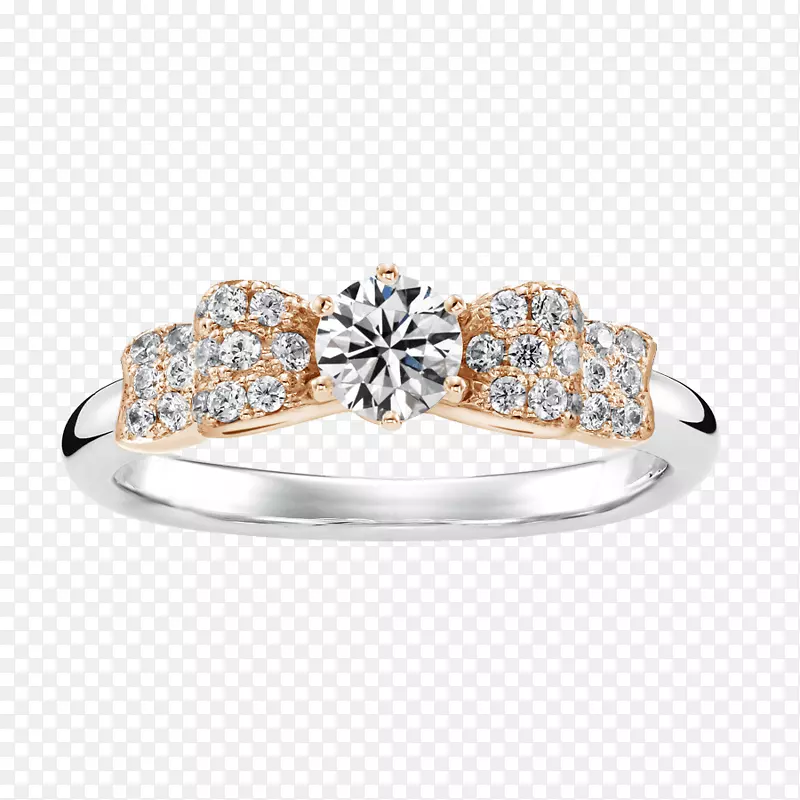 结婚戒指珠宝白金钻石戒指