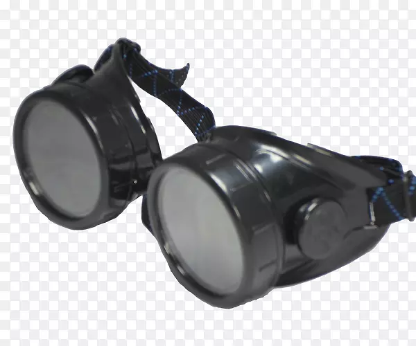 浅色护目镜潜水浮潜口罩塑料-大彩色透镜
