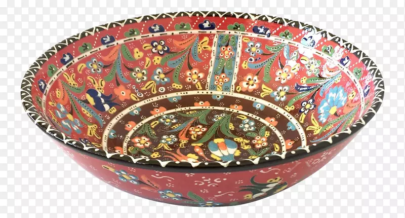 陶瓷盘子餐具碗手绘复古
