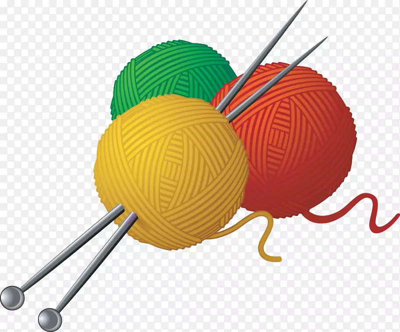 针织针羊毛手工缝纫针夹子艺术