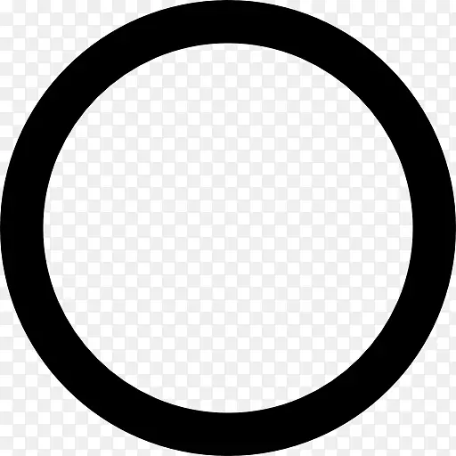 黑色圆圈电脑图标剪贴画圈