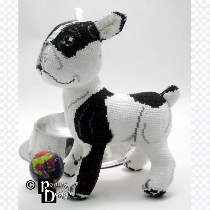 毛绒动物和可爱玩具纺织品.法国斗牛犬脸