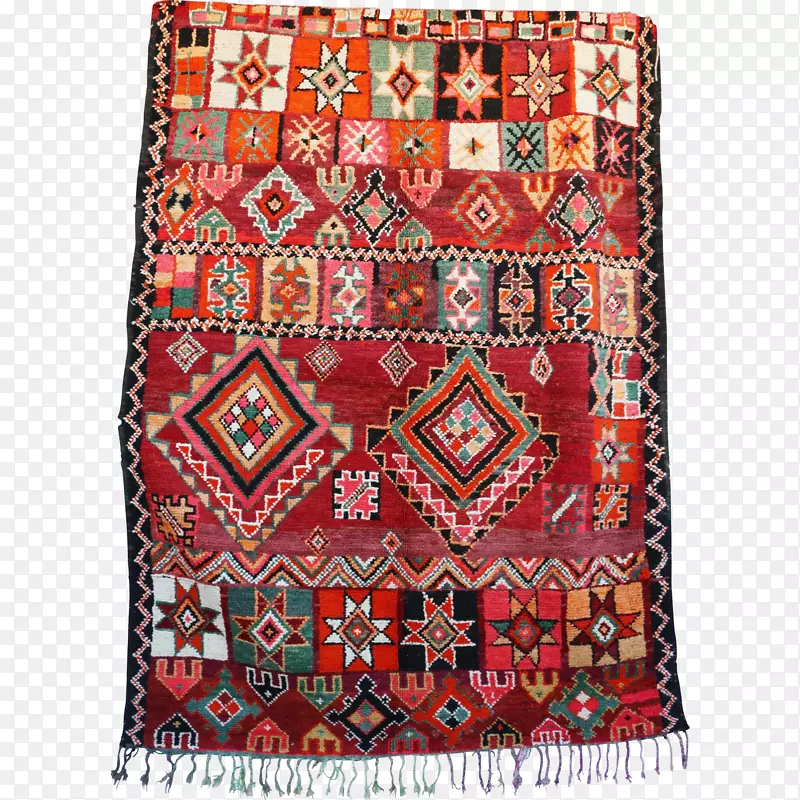 布贾德纺织品栗色地毯毛毯