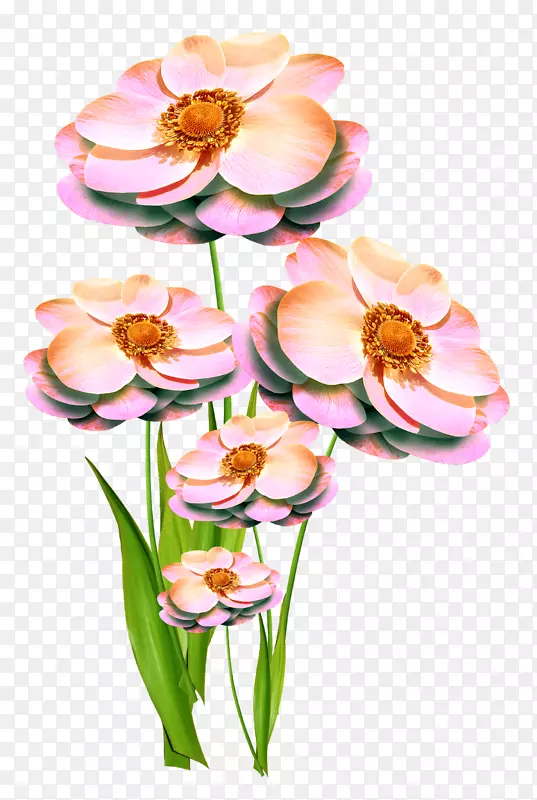 花卉设计花束切花人造花