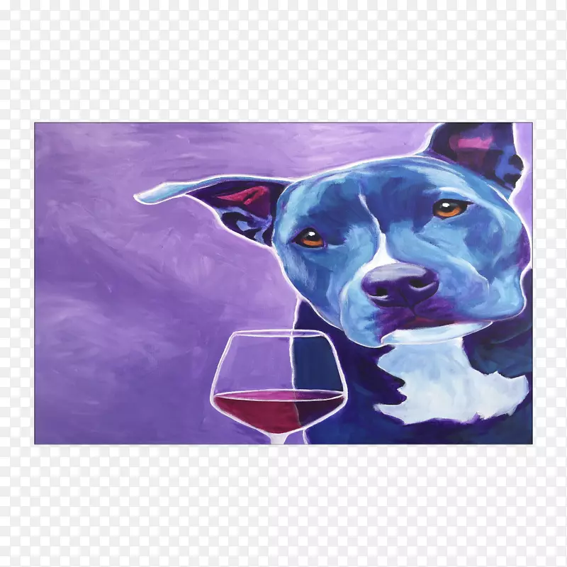 犬种画酒艺术海报化妆品