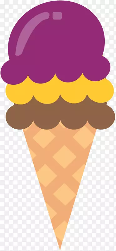 雪糕锥，雪锥，草莓冰淇淋-冰淇淋