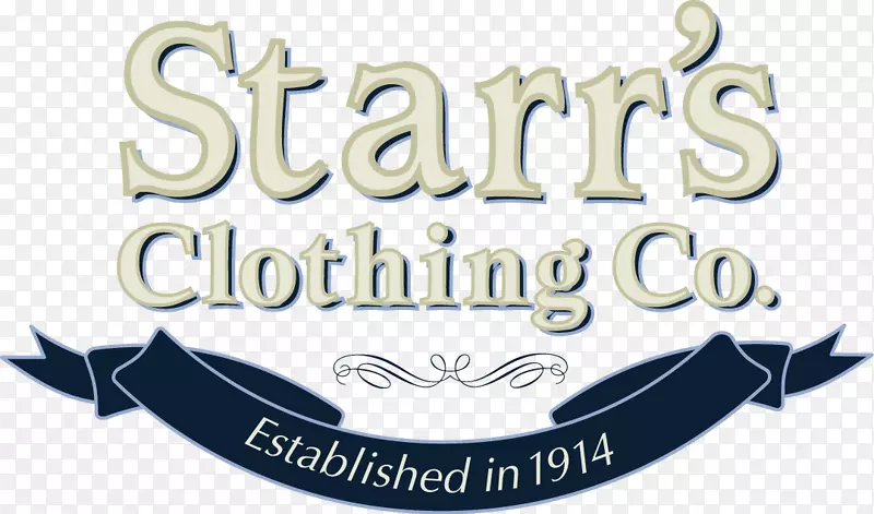 Starr‘s服装公司标志珍珠街山上的Kerrisdale-全彩