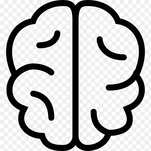 计算机图标-人脑图标设计-大脑