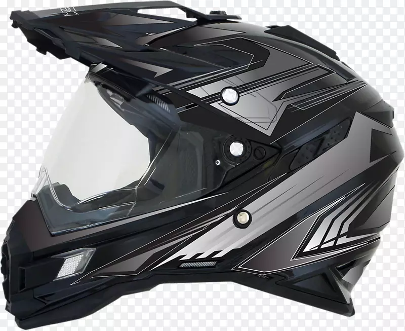 摩托车头盔双-运动型摩托车护罩-摩托车头盔