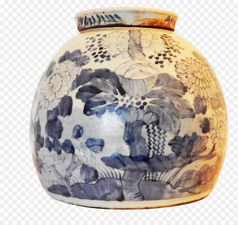 青花陶花瓶陶瓷花瓶
