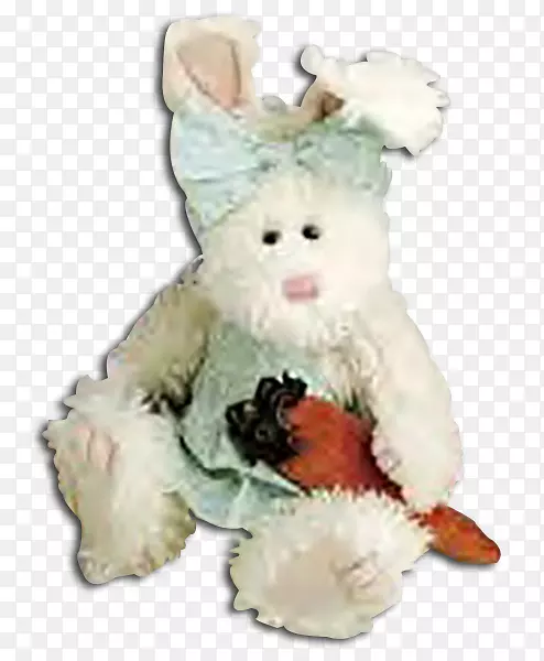 兔子复活节兔子毛绒玩具和可爱的玩具兔子毛绒拥抱兔子