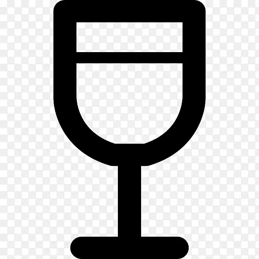 酒杯电脑图标饮料葡萄酒