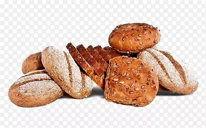 黑麦面包卷曲棕色面包机-面包