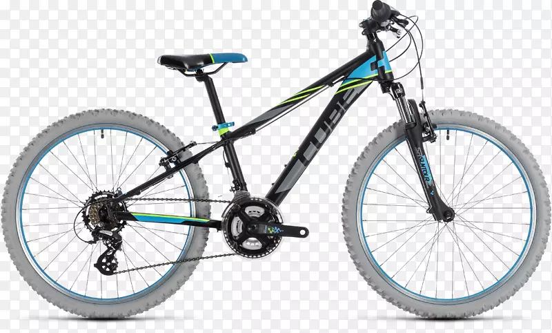 立方体小子240(2018)自行车立方体自行车绿色山地车-自行车