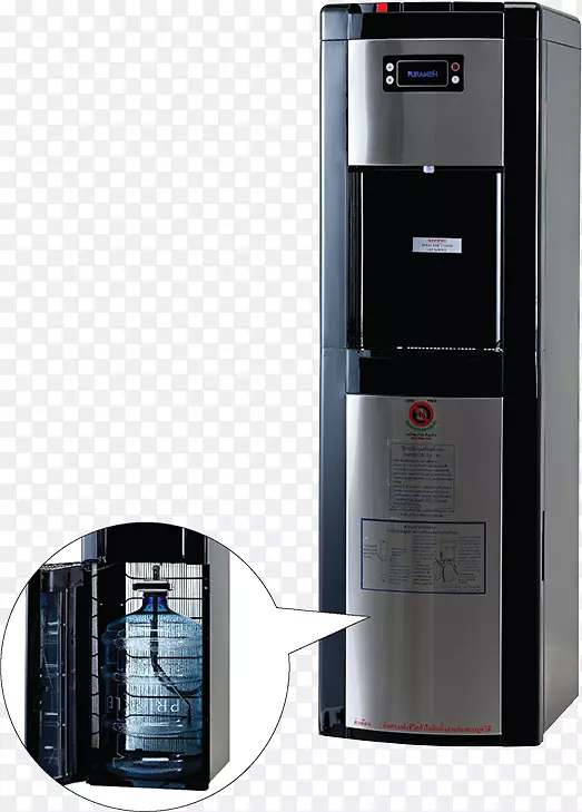 水冷却器Lyreco电脑箱和外壳五铢硬币-水