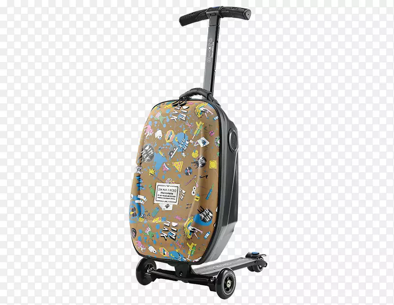 行李箱，行李，踏板，滑板车，骑师旅行-手提箱