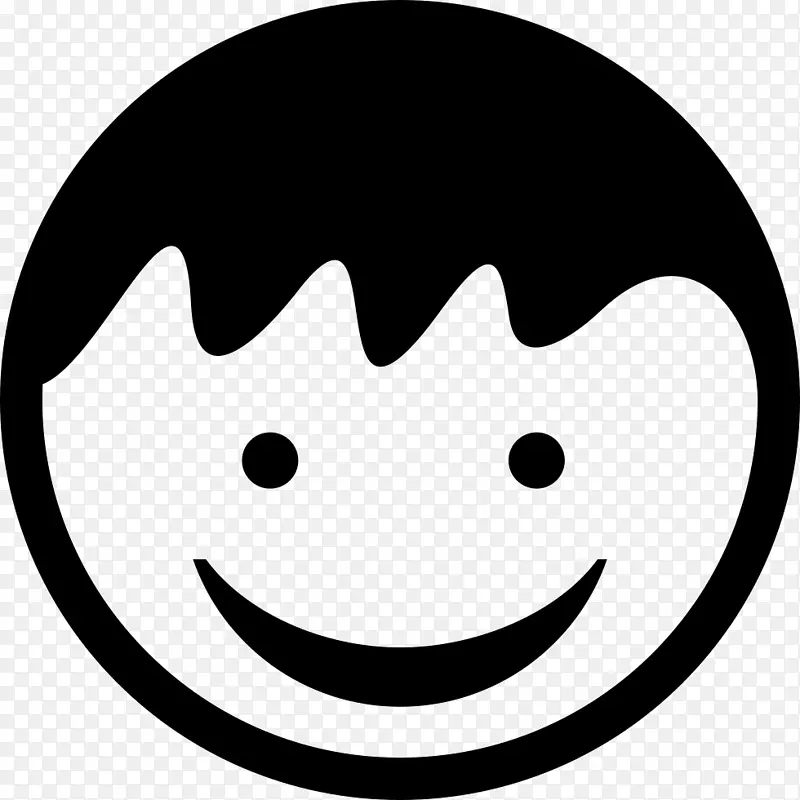 电脑图标笑脸小孩表情笑脸