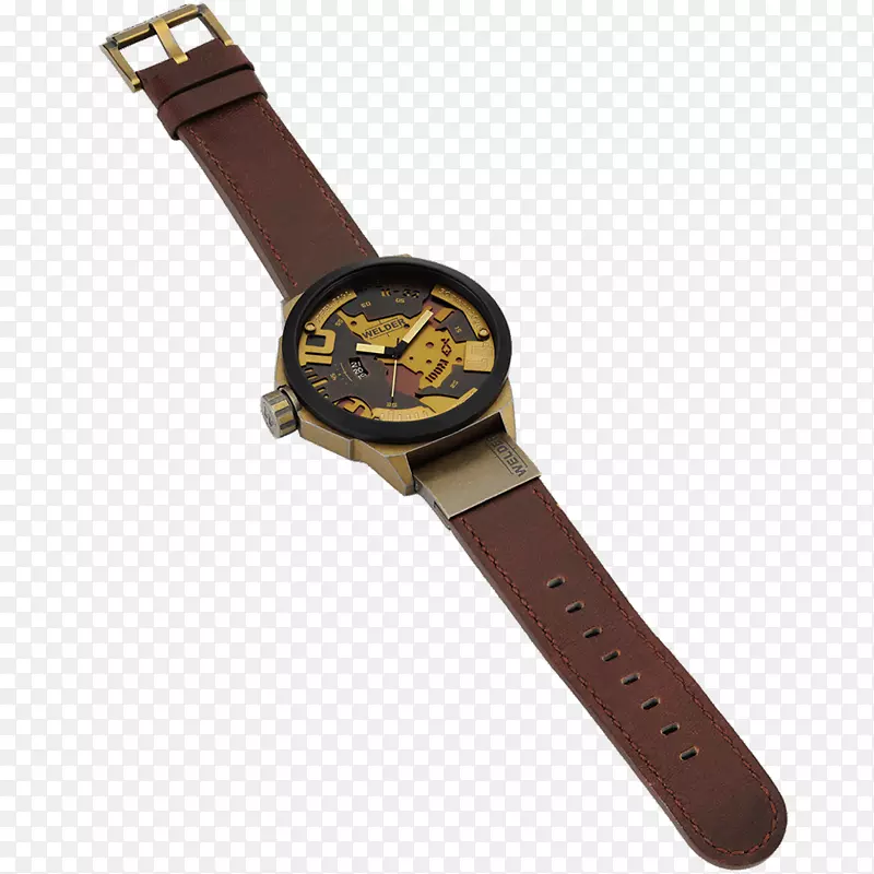 手表焊接工劳力士潜水器皮带皮革手表