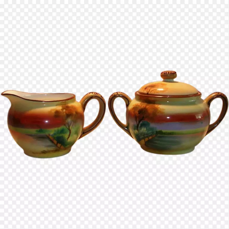 咖啡杯陶器杯茶壶杯
