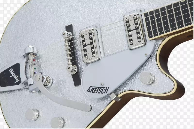 电吉他低音吉他Gretsch Bigsby颤音尾翼银麦克风