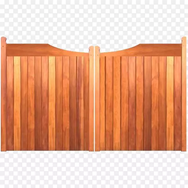 硬木染色胶合板门和栅栏设计