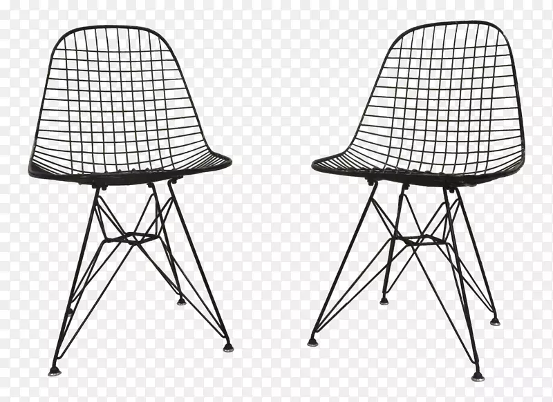 电线椅(DKr 1)Eames躺椅桌子Charles和Ray Eames-椅子