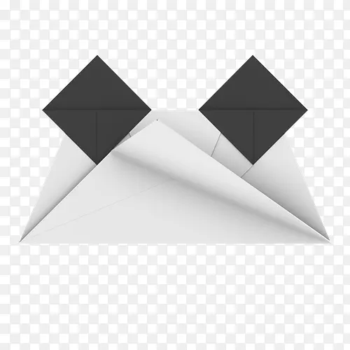 纸折纸三角方半折