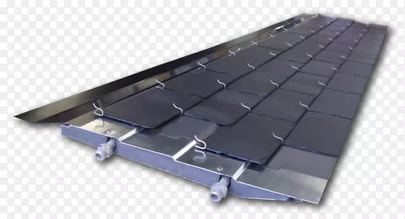 屋顶太阳能电池板正面板岩创新-板岩