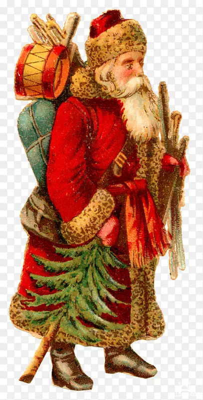 圣诞装饰品圣诞老人树女人松树-圣诞老人