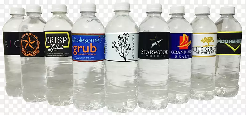 瓶装水塑料瓶矿泉水标签