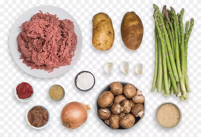 索尔兹伯里牛排土豆楔形肉汁根菜配方-烤牛排