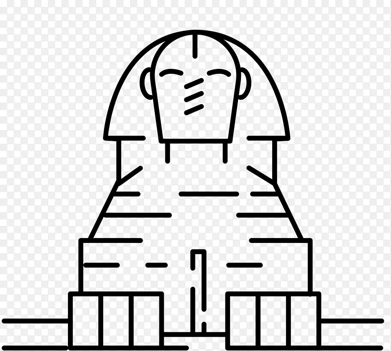 古埃及吉萨的斯芬克斯大狮身人面像埃及神话螺帽狮身人面像