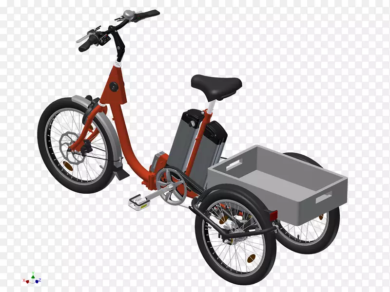 电动自行车车架混合自行车三轮车