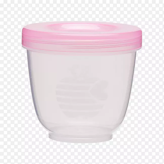 塑料盖子粉红m杯