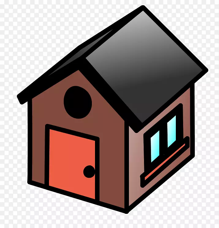 房屋剪贴画-房子
