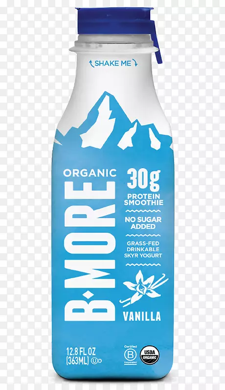 冰沙有机食品牛奶冰岛美食空中装瓶酸奶