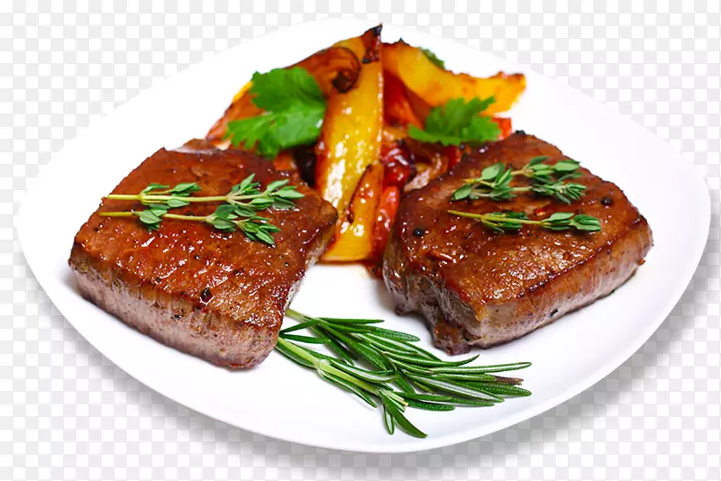 短肋肉，猪排装饰-苏夫拉基