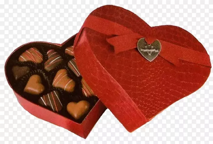 巧克力松露礼物-情人节元素